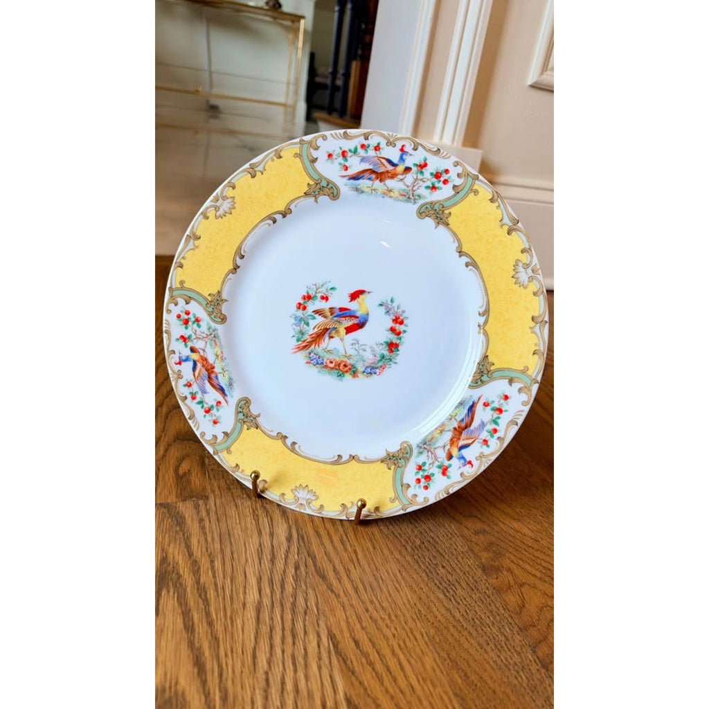 Andrea by Sadek Chelsea Bird Porcelain Plates – Newport Mansions Pair