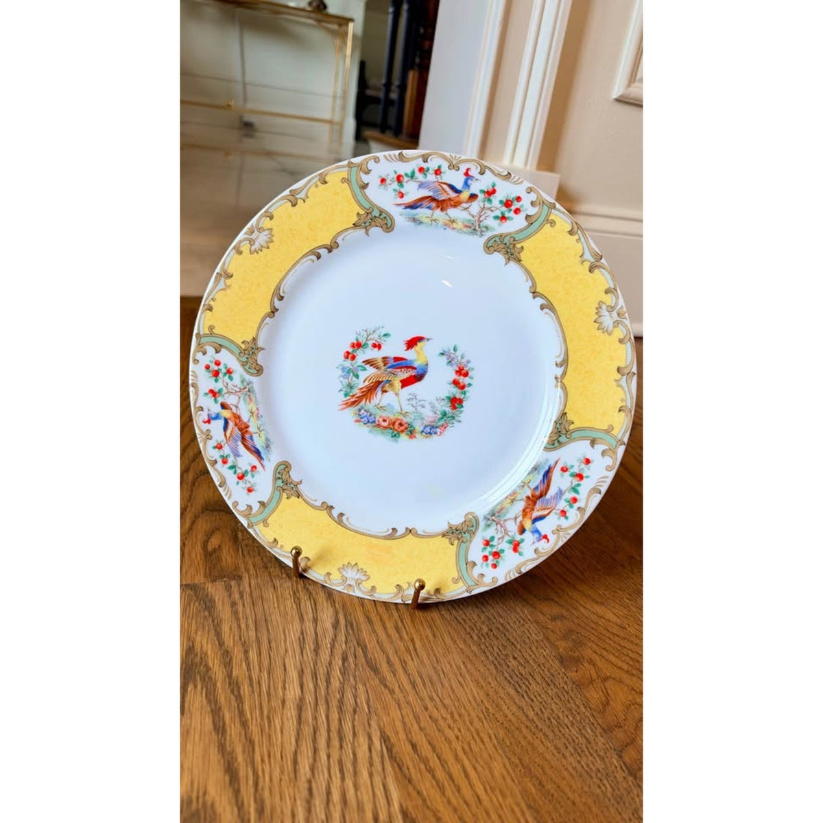 Andrea by Sadek Chelsea Bird Porcelain Plates – Newport Mansions Pair