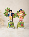 Charming Vintage Staffordshire Shepherd & Shepherdess Pair