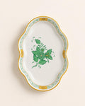 Herend Green Chinese Bouquet Porcelain Dish, Hungary