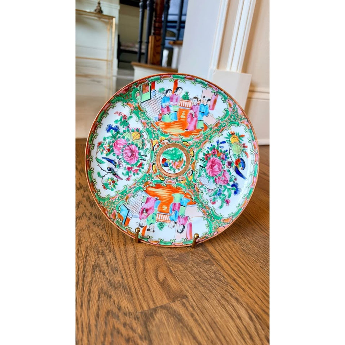 Vintage Chinese Rose Medallion Famille Rose Plate – 9.5” $150 each plate
