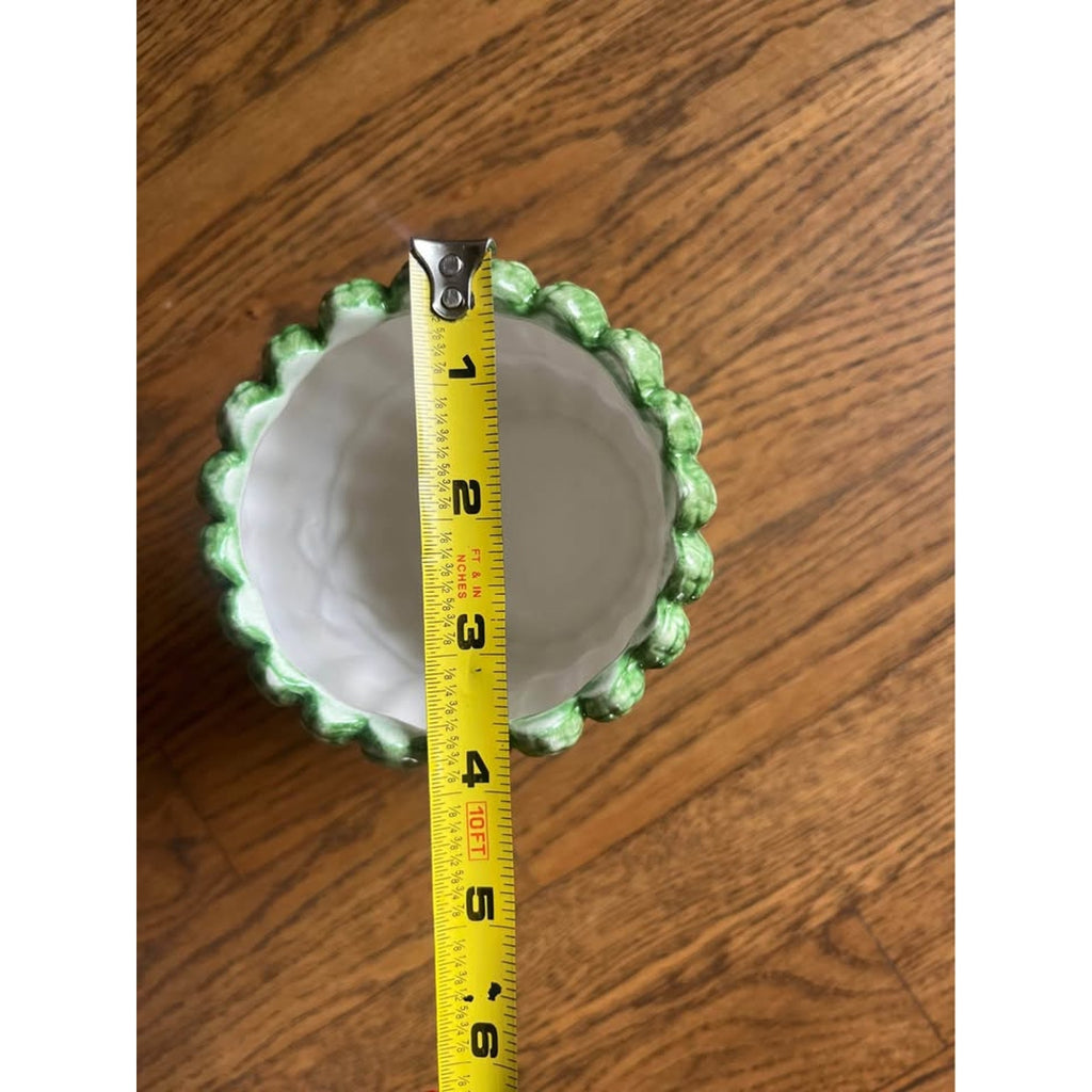Ceramic Asparagus Planter Utensil Crock Decorative Container
