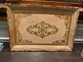 Gold White Florentine Style Decorative Tray