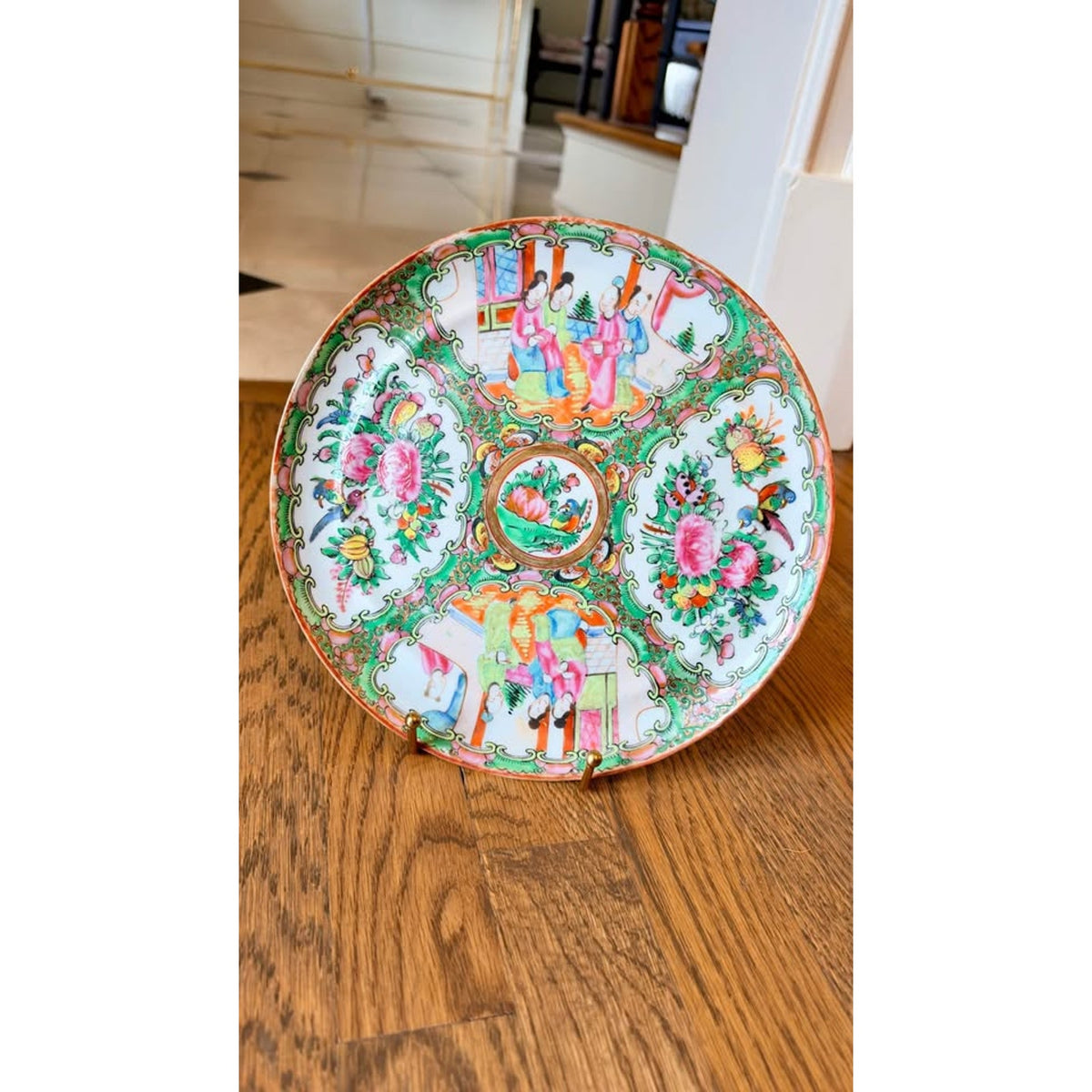 Vintage Chinese Rose Medallion Famille Rose Plate – 9.5” $150 each plate