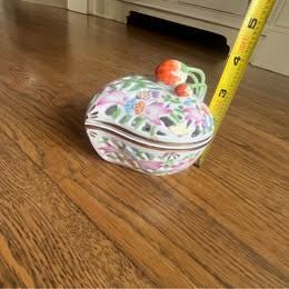 Vintage Royal Danube Strawberry Porcelain Trinket Box