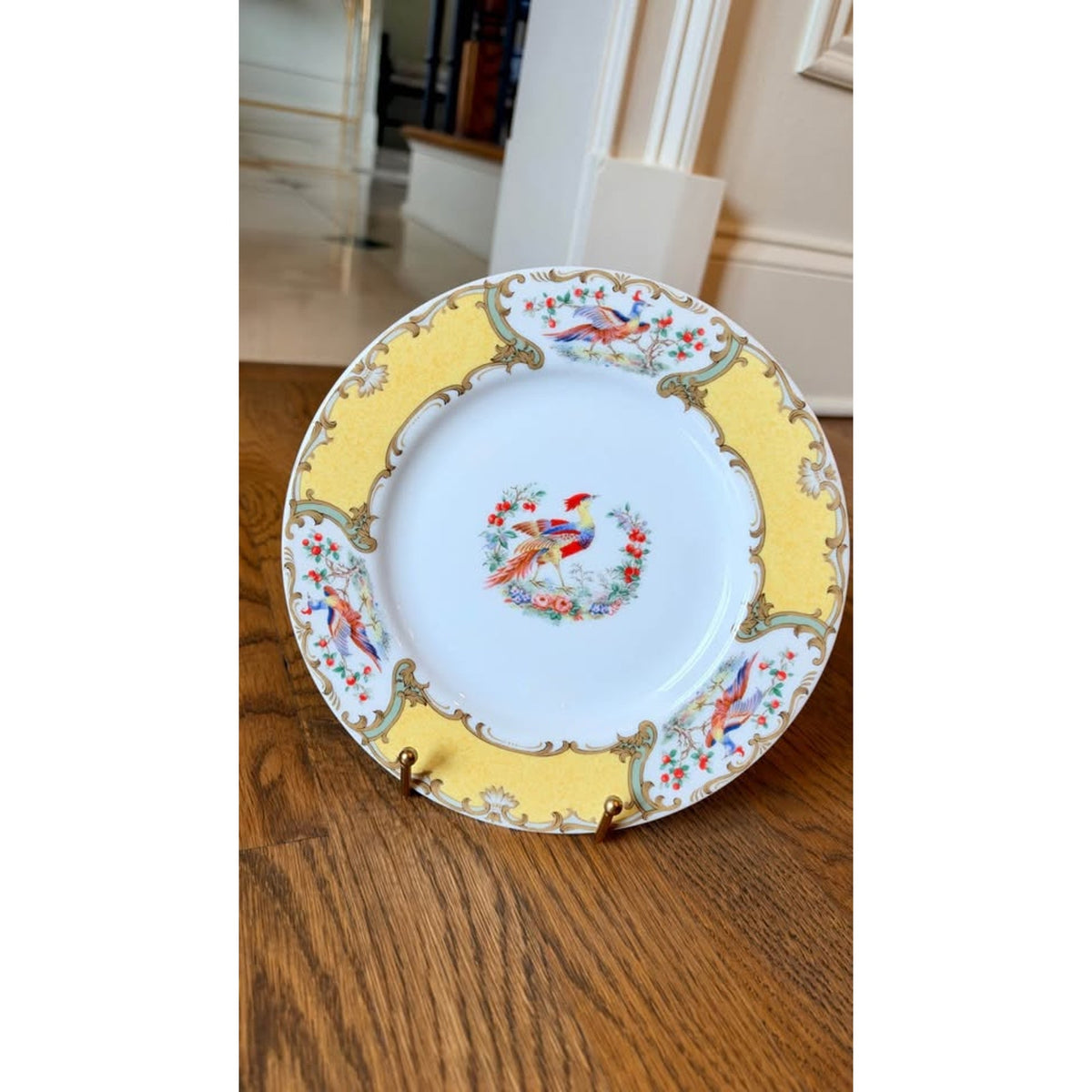 Andrea by Sadek Chelsea Bird Porcelain Plates – Newport Mansions Pair