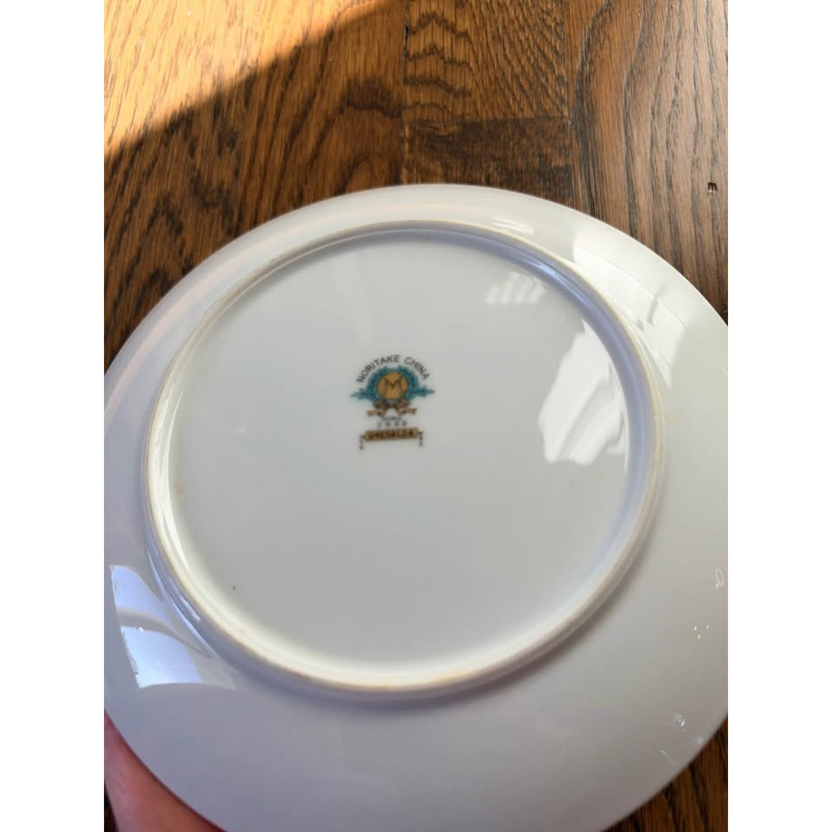 Pair of Vintage Noritake Floral Porcelain Plates – 7"