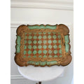 Vintage Italian Florentine Giltwood Style 9 x 11.5 inch Tray