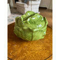 Precious Vintage Holland Mold Green Cabbage Covered Serving Bowl