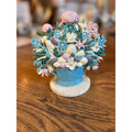 Vintage Cast Iron Floral Baset Doorstop