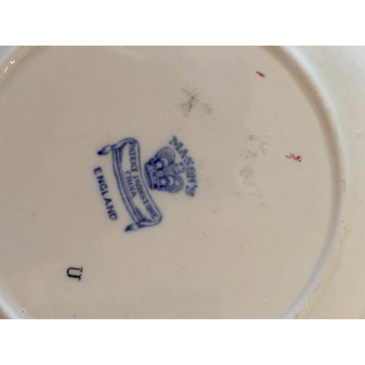 Antique Mason's Ironstone China 9 inch Flying Bird Plate